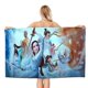 thumbnail image 1 of Serpiente Blanca Toalla de playa de secado rápido con diseño temático, regalo para mujeres y niñas, ideal para cumpleaños, fans, amantes de la música, uso en la playa o al aire libre, 78 × 160 cm, 1 of 6