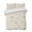 Beige, Gold, Cream, variant on Quilts Full Size Bedding Set, Boho Minimalist Lightweight Quilted Comforter, Gold Cream Minimalist Motif Soft Reversible Bedspread Coverlet with Pillow Covers for All Season, 78" x 90"
