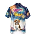 thumbnail image 2 of Happy New Year with Beagle Fireworks Holiday Xmas Winter 2025 Hawaiian Shirt Breathable Summer Unisex Merch Beagles Dog Lover Gifts Idea - 00025, 2 of 6