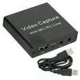 thumbnail image 2 of 4k Input Resolution High-Definition Acquisition USB Video Capture Card,  Video Capture Card, For OBS Recording Box VLC, 2 of 8
