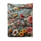 thumbnail image 2 of Uuiauoio Christmas Embroidery Throw Blanket 2D Printed Bohemian Style Sofa Cover Napping Shawl for Office Bedroom Living Room Air Conditioning Warm Lightweight Decorative Gift, 2 of 6