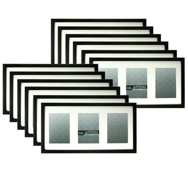 12 Pack: Black 3-Opening 5" x 7" Collage Frame with Mat - Aspect by Studio Décor®