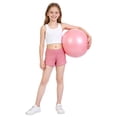 thumbnail image 3 of Ruisita 2 Pack Girl Boy Cut Low Rise Shorts Comfortable Dance and Bike Shorts Skirt Shorts for Teenagers, 3 of 9