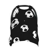 Car Seat Cover Baby - Cute soccer balls black Breathable Infant Car Seat Cover for Baby Carseat, Lightweight Comfort Baby Essentials Must Haves Newborn Stuff for Girl Boy