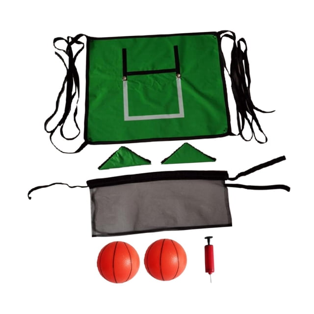 Aro de baloncesto para trampolín, marco de baloncesto, borde separable para deportes de inmersión con dos bolas