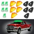 thumbnail image 2 of Scitoo 5x Amber Cab Marker Clearance Light + Green T10 6SMD LED Bulbs w/ Bases fit Ford E-150 E-250 F-250 F-350 F-450 Super Duty, 2 of 4