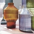 thumbnail image 3 of Kosta Boda Pavilion Glass Vase Amber, 3 of 6