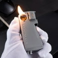 thumbnail image 3 of YIKA Side Pressure Ignition Fire Open Flame Lighter Inflatable Lighter Black, 3 of 7