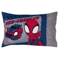 Marvel Spidey 5pc Toddler Bedding & Blanket Bundle, Toddler Bed, Boy