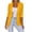 Yellow, variant on Fmbrln Womens Short Sleeve Open Front Blazer Lapel Casual Lightweight Summer Suit Jacket