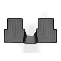 WeatherTech Custom Fit FloorLiners compatible with iA, Yaris, Yaris iA, Yaris Hatchback - 2nd Row, Black