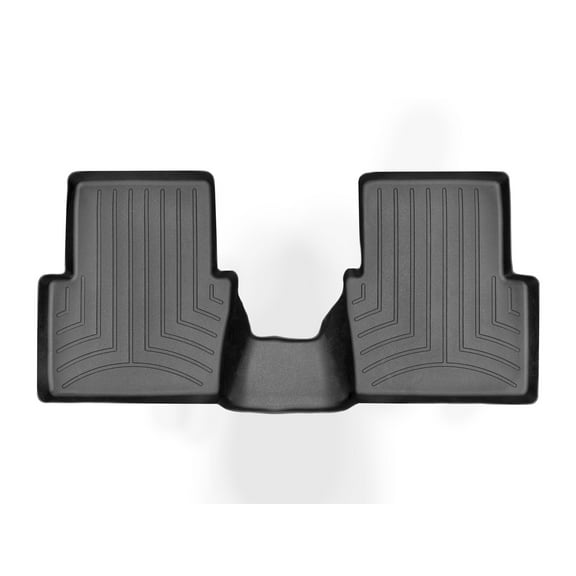 WeatherTech Custom Fit FloorLiners compatible with iA, Yaris, Yaris iA, Yaris Hatchback - 2nd Row, Black