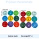thumbnail image 2 of 9/18 Uds. Hechos matemáticos Fidget Spinners juguetes giratorios educativos para niños adultos, 2 of 9