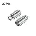 thumbnail image 3 of REGALWOVEN Cord End Cap ID Stainless Steel Barrel End Caps for DIY Bracelets Necklaces Tassels Stainless Steel Color 3mm, 3 of 6