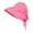 Rose Red, variant on UDIYO Sun Visor Hat Large Brim Solid Color Pleated Folding Packable Anti-UV Back Bowknot Ribbon Breathable Women Beach Visor Hat for Daily Life