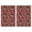 Colorful Geometric Chevron, variant on 2 Pcs Funny Kitchen Towels,Red Skull Rose Pattern Microfiber Dish Towels,Kitchen Tea Towels,Kitchen Towel Set (18" X 26")