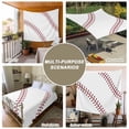 thumbnail image 6 of Baseball Small Tapestry for Bedroom Wall Hanging Tapestry, Modern Minimalist Red Lines Ceiling Backdrop Tapestries Poster Blanket Wall Decor for Teens Room Living Room Dorm 23" x 28", 6 of 8