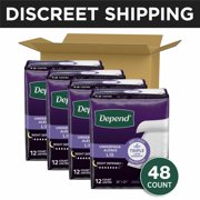 Depend Underpads, Disposable Incontinence Bed Pads for Adults, 36 x 21, 48 Count