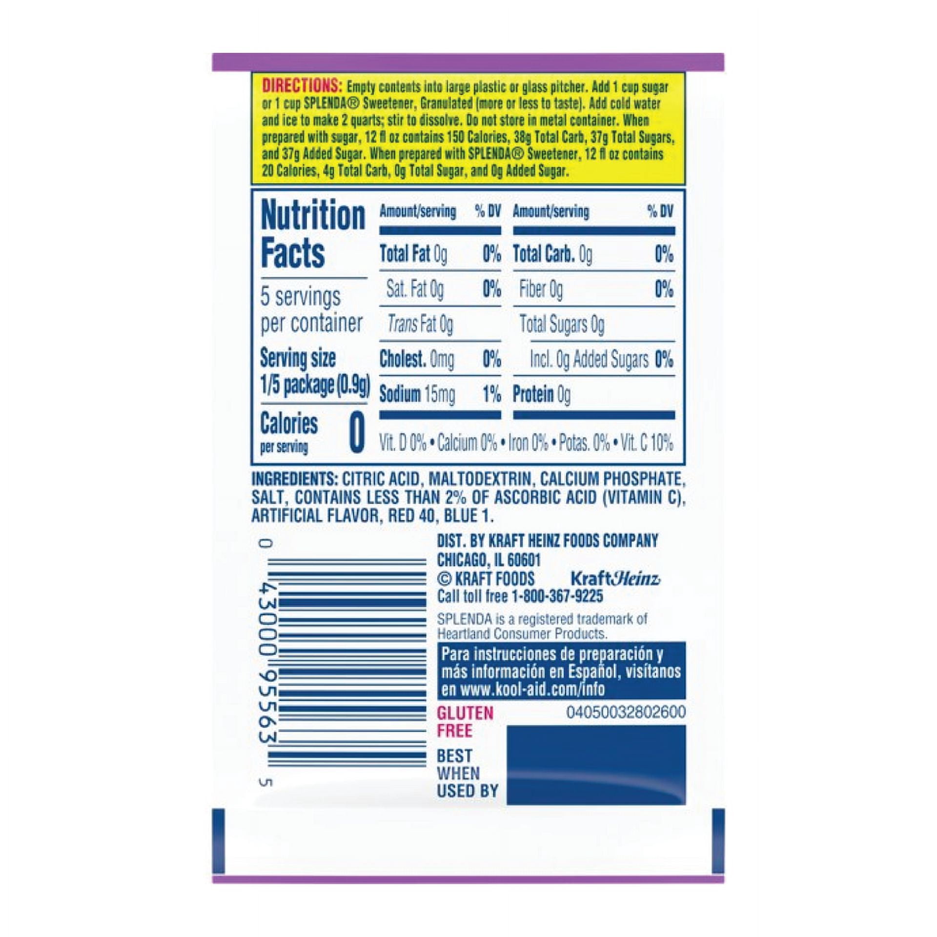 Full Box 48x Packets Kool-Aid Grape Caffeine Free Soft Drink Mix | Fast Shipping