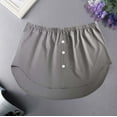 thumbnail image 2 of Wyobmus Shirt Extender for Women Adjustable Layered Fake Top Lower Sweep Shirt Half Length Mini Skirt S-5XL B-Gray, 2 of 4