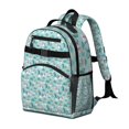 thumbnail image 2 of Light Blue Cartoon Unicorn Rainbow Cloud Pattern Backpack for School,Cute School Bag,Schoolbag with Adjustable Shoulder Straps & Padded Back,15.25"x11.5"x5.25", 2 of 5