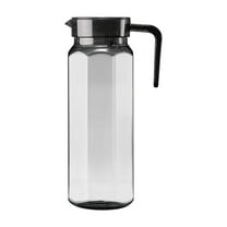 Luoshdecor Plastic Pitcher with Lid 1.1L, Fridge Water Jug Beverage Container for Cold Drinks, Coffee, Juice, Tea