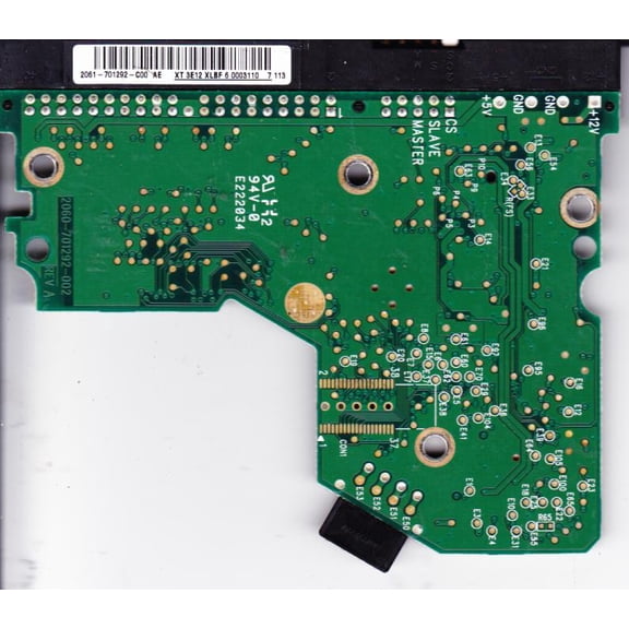 WD1600SB-01RFA0, 2061-701292-C00 AE, WD IDE 3.5 PCB