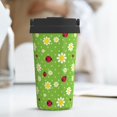 thumbnail image 6 of Goofa Daisies And Ladybugs for Insulated Travel Coffee Mug Spill Proof Leak Proof 16 OZCoffee Tumbler Reusable Coffee Cups with Lids Thermos for Hot and Cold Drink, 6 of 8