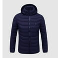 thumbnail image 5 of Yindaity Women's Packable Lightweight Full-Zip Puffer Jacket with Hood Quilted Winter Coat (Blue,L), 5 of 6