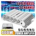 thumbnail image 2 of 12V3A Power+Audio Cable ST-838 MINI Digital Hi-Fi Car Power Amplifier 2.1CH 40W 2x20W Digital Subwoofer Stereo BASS Audio Player, 2 of 7