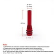 thumbnail image 3 of 4pcs Red Door Bolt Lock Pin Door Bolt Decoration For Mercedes Benz W205 GLC W213, 3 of 6