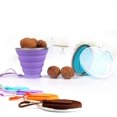 thumbnail image 4 of Adventure Gear: Collapsible Silicone Travel Mug, Ultra-Thin Foldable Design for Easy Packing, Stainless Steel Rim Ensures Durability and Comfort, 4 of 5