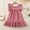 Pink, variant on Amidoa Girls Midi Dress Summer Dresses A Line Sleeveless Sundress for Little Girl