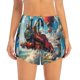 thumbnail image 2 of Balery Beautiful Red Train Hot Air Balloon Pantalones cortos deportivos para mujer con forro y dos bolsillos, elásticos, para entrenamiento, gimnasio, yoga-Medium, 2 of 7