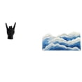 thumbnail image 1 of Estatua de gesto de rock con gesto de música rock, figuras de dedos de mano, esculturas de arte de resina modernas creativas, alfombra de área, alfomb, 1 of 8