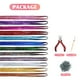 thumbnail image 3 of Kit de oropel para el cabello con herramientas, extensiones de cabello con oropel con purpurina fáciles de usar para mujeres y niñas, para Navidad, Año Nuevo, fiesta de Halloween, 3 of 6