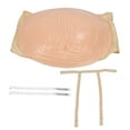 thumbnail image 1 of Silicone Fake Pregnancy Belly Soft Elastic Artificial False Belly Actor Performance PropsSkin Color 2-3 Months, 1 of 14