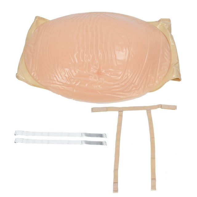 Silicone Fake Pregnancy Belly Soft Elastic Artificial False Belly Actor Performance PropsSkin Color 2-3 Months