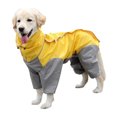 thumbnail image 1 of Qualitchoice Imperméable pour Chien Veste de Pluie Combinaison Chaude Combinaisons Combinaison Réfléchissante Manteau Chiot Vêtements Printemps/été Vêtements pour Randonnée Extérieur 28, 1 of 9