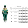 thumbnail image 3 of Power Rangers Cosplay Costumes for Kids Jumpsuit Fancy Dress up costume party Playsuit, 3 of 5