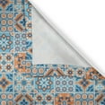 thumbnail image 6 of Ambesonne Moroccan Valance & Curtain, Ornament, 55"x24", Dark Blue Orange, 6 of 7