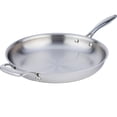 thumbnail image 1 of Meyer SuperSteel Tri-Ply Clad Stainless Steel 32cm/12.5" Fry Pan, Skillet, Made in Canada, 1 of 3