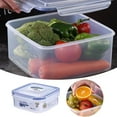 Linjieee7 Fruit Containers Large Food Storage Container With Airtight