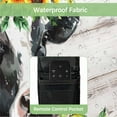 thumbnail image 4 of Outdoor TV Cover 36 to 39 Inches, Cow Sunflower Plant Farm Flower White Wood Grain Waterproof and Weatherproof TV Cover with Remote Control Pocket, Flat Screen TV Cover Protector for Outside TV, 4 of 6