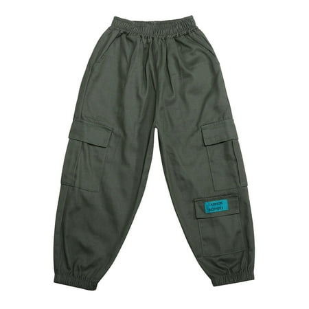 

Boys Kids Summer Casual Cargo Pants Solid Color Loose Fashion Sweatpants Trousers for Sports Activewear Dhoti Pants for Teens Youth Stylish Clothes Mesh Athletic Leggings Gender Neutral Baby Pajamas