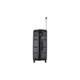 thumbnail image 2 of DUKAP RODEZ Plastic 4-Wheel Spinner Luggage Black (DKROD00L-BLK), 2 of 2
