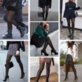 thumbnail image 2 of Medias forradas Leggings de mujer Pantimedias térmicas Medias translúcidas falsas, 2 of 7