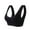 Black, variant on XMMSWDLA Sports Bras for Women Front Criss Cross Bras Side Buckle Lace Sports Bras Wireless Push Up Seamless Bra Sleep Bras for Women Gifts for Women