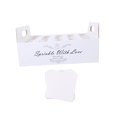 thumbnail image 3 of Conos de confeti y caja de soporte Bandeja decorativa Pétalos de flores secas Conos de confeti 20 hoyos blanco, 3 of 9