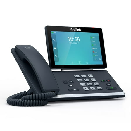 Yealink T58W Pro IP Conference Station, Corded/Cordless, Corded/Cordless, DECT, Bluetooth, Wall Mountable, Classic Gray